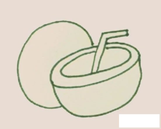 椰子简笔画