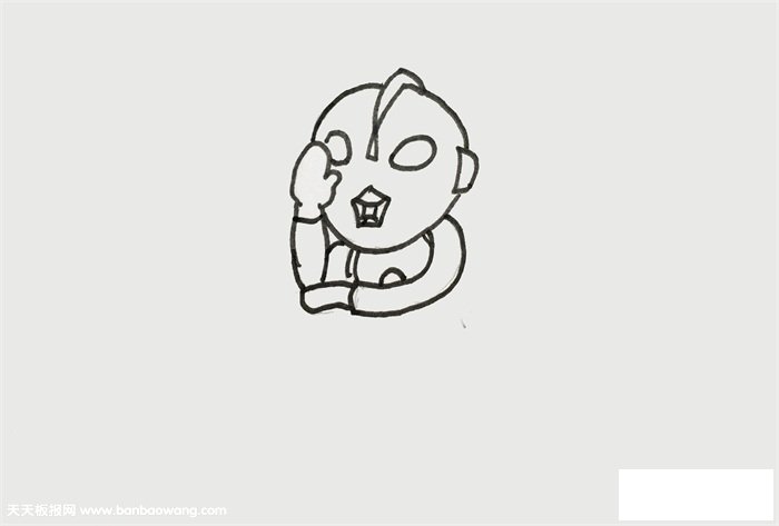 杰克奥特曼怎么画
