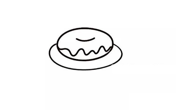 奶油蛋糕简笔画