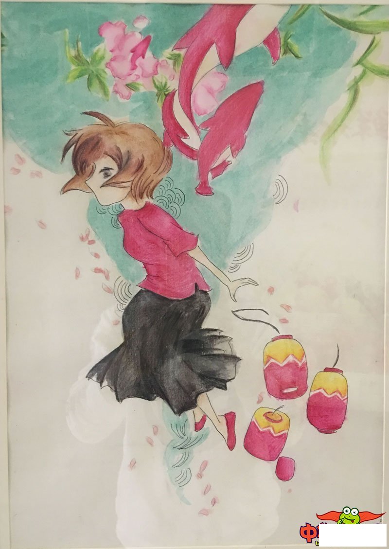 大鱼海棠画画图片大全，大鱼海棠手绘图片