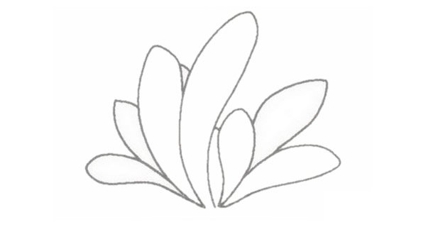 小草简笔画图片