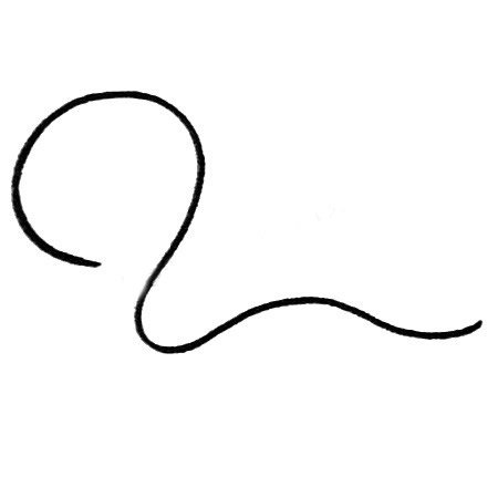 蚯蚓简笔画