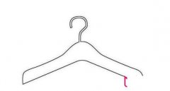 日常用品简笔画,衣架简笔画