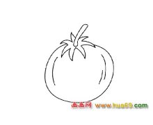 蔬菜简笔画【西红柿】4