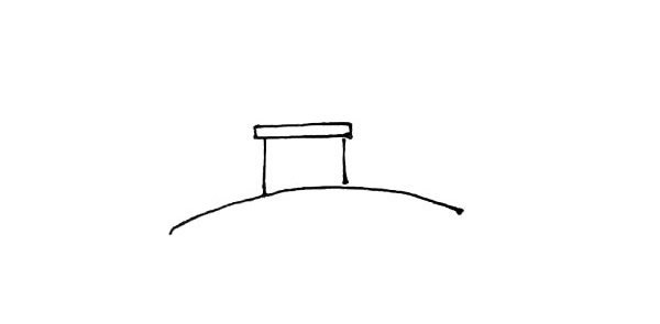 风车屋简笔画