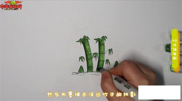 竹子简笔画