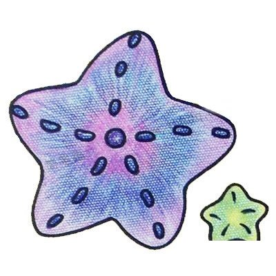 海星简笔画彩色图片