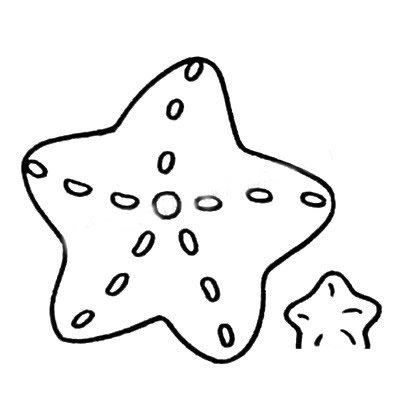 海星简笔画