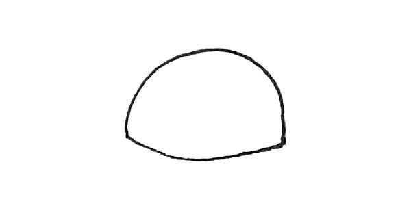 鸭舌帽简笔画