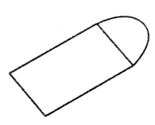 四步画出橡皮简笔画步骤图