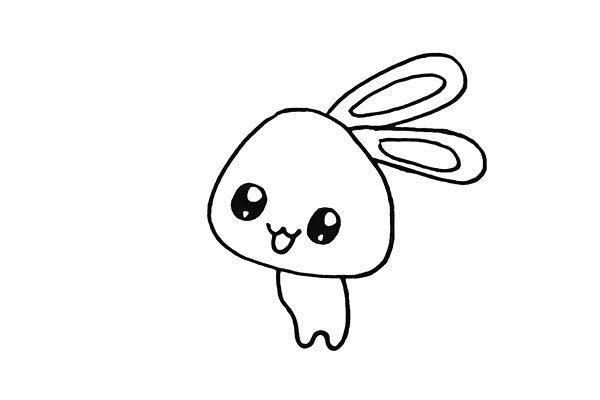 小白兔简笔画