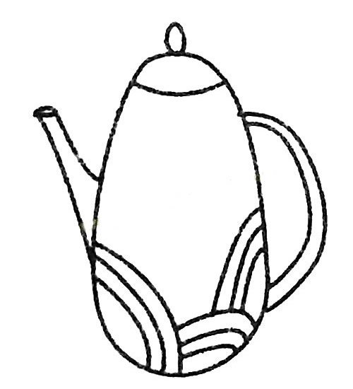 水壶简笔画大全及画法步骤