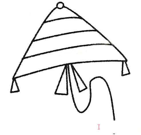 幼儿简单风筝怎么画可爱 风筝简笔画图片