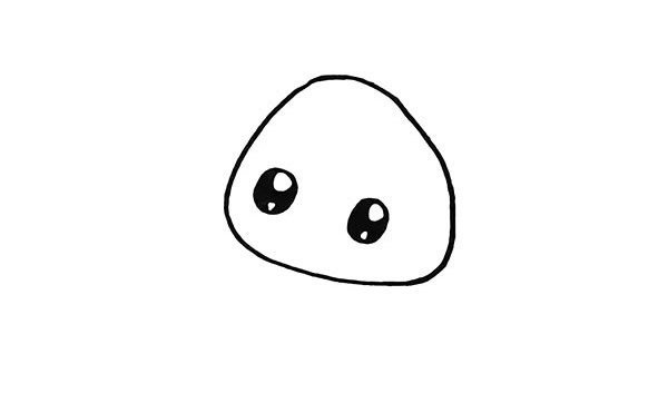 小白兔简笔画