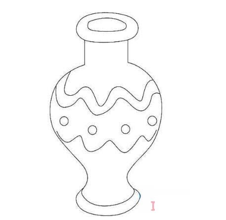 怎么画漂亮花瓶画法简单简笔画好看