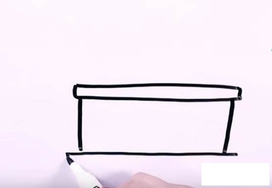 仙人掌盆栽简笔画图片