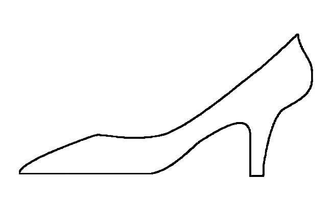 高根鞋简笔画图片
