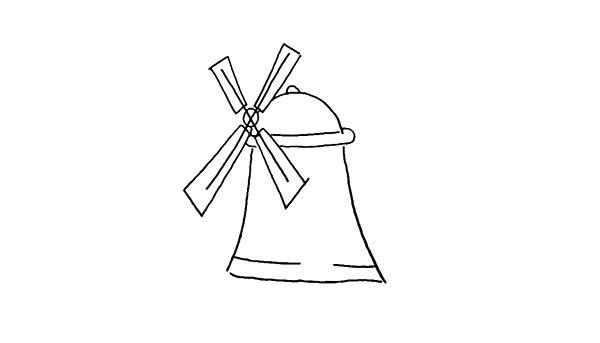 大风车简笔画