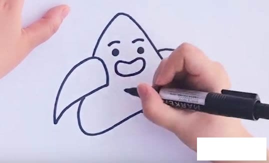 卡通粽子简笔画图片