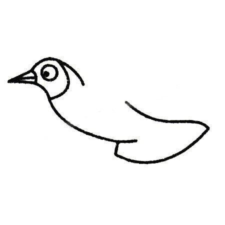 海鸥简笔画