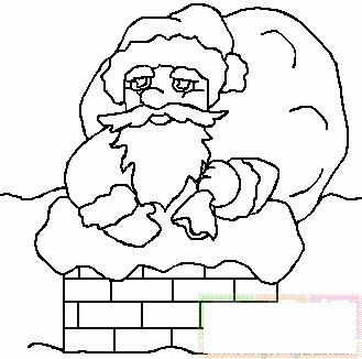 老爷爷坐在屋顶上简笔画