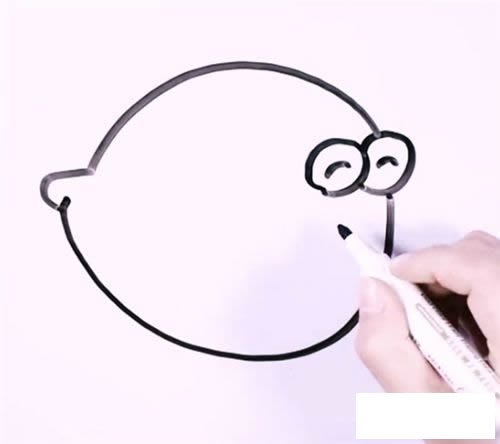 河豚鱼简笔画