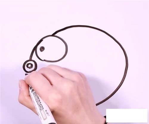 简笔画金鱼的画法步骤图解教程 手把手教你画金鱼