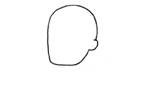 简笔画男青年的简单画法