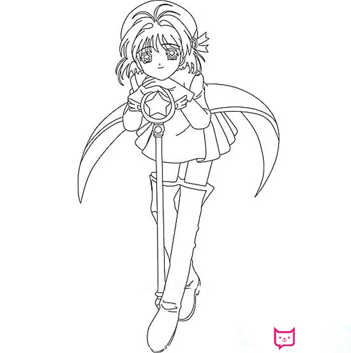 百变小樱简笔画怎么画？