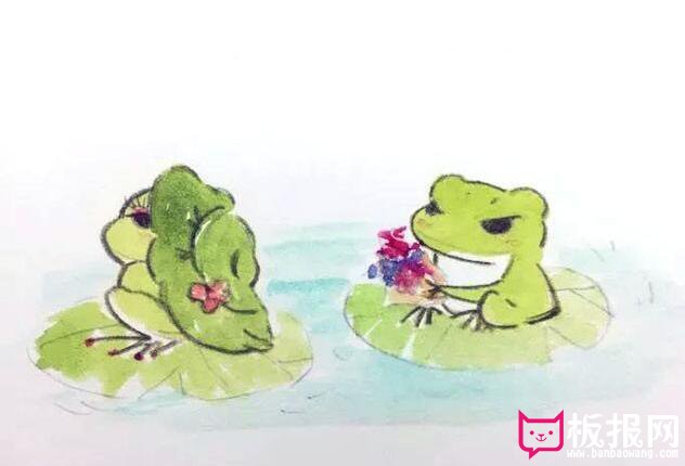 旅行青蛙简笔画图片，佛系青蛙怎么画