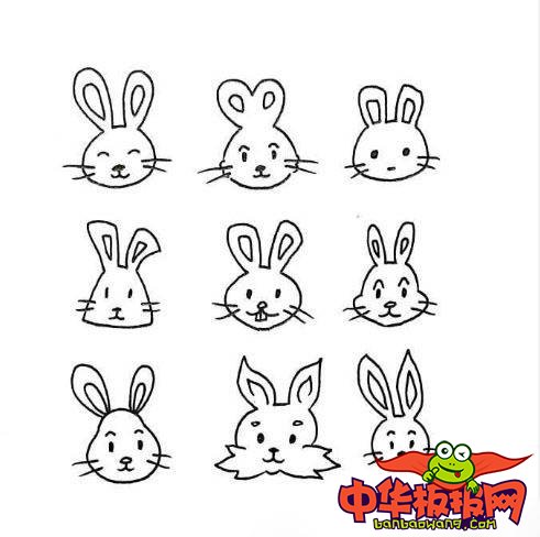 所有小动物简笔画大全，超简单的各种动物画法