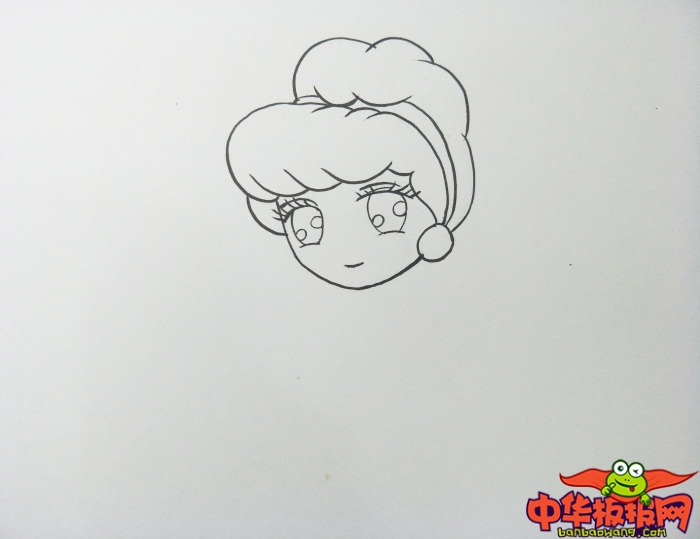 如何画简笔画灰姑娘