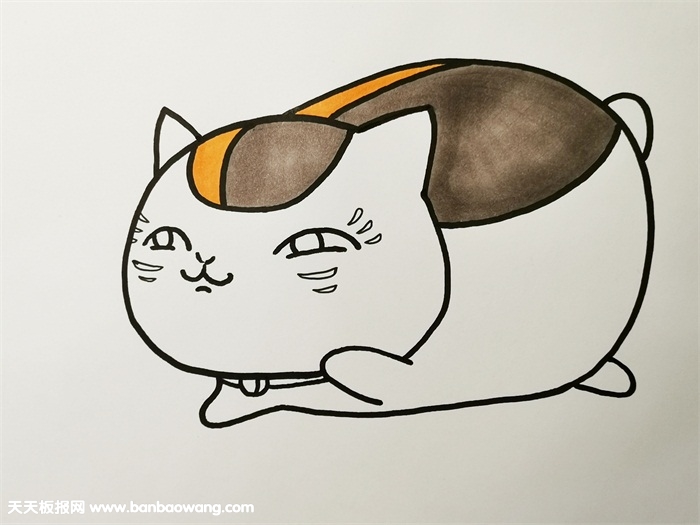 猫咪老师q版简笔画