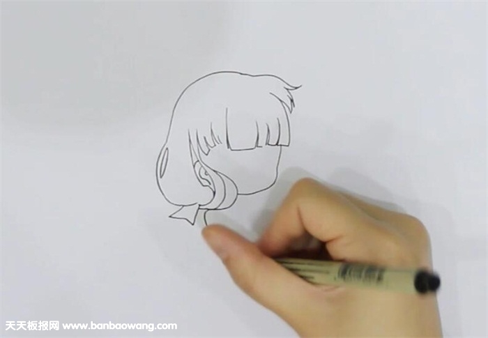 犬夜叉桔梗怎么画