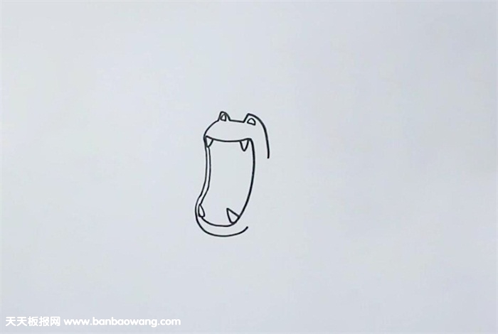大嘴蝠简笔画