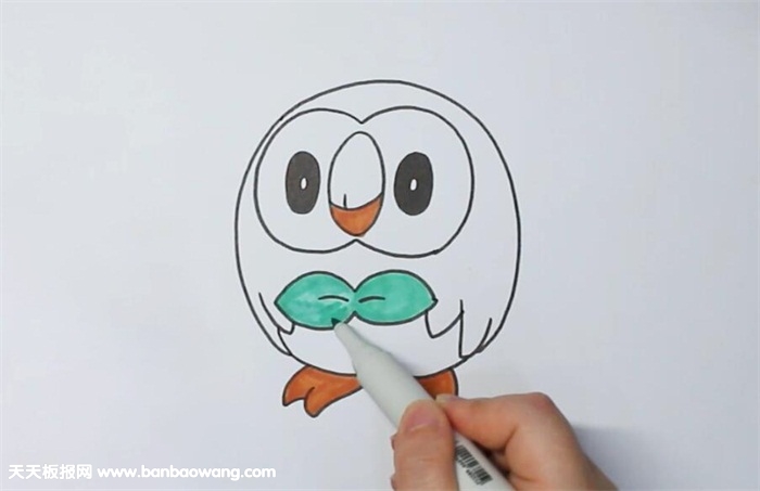 木木枭简笔画