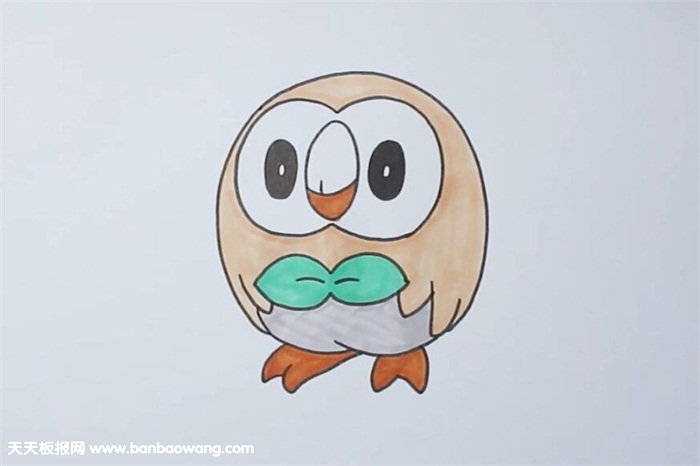 木木枭简笔画