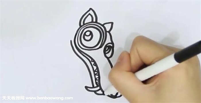 冰河世纪松鼠简笔画