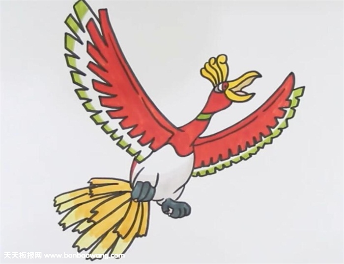 凤王简笔画