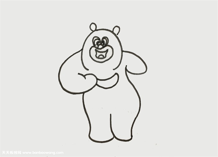 熊二怎么画