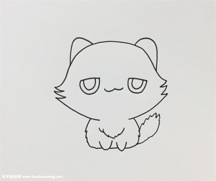 简易猫画法