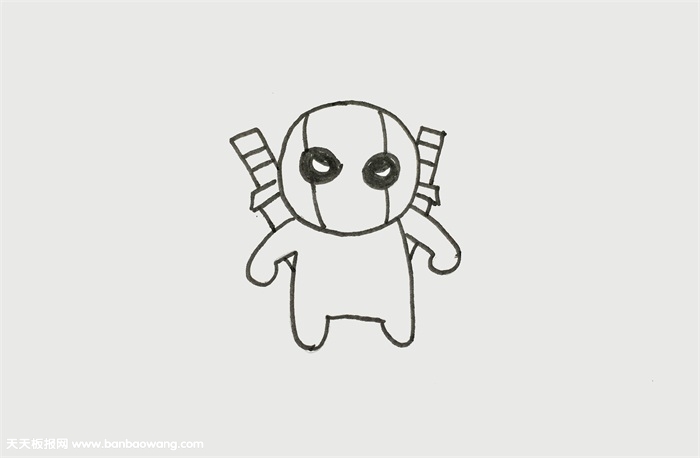 死侍全身怎么画