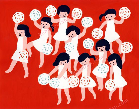 跳舞的女孩子 简笔画大全 简笔画 第3张