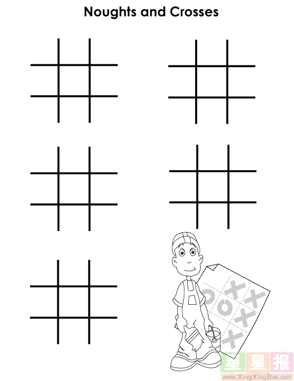 小孩子游戏简笔画